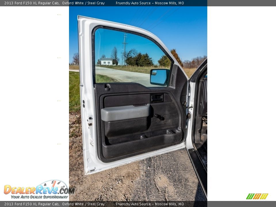 2013 Ford F150 XL Regular Cab Oxford White / Steel Gray Photo #21