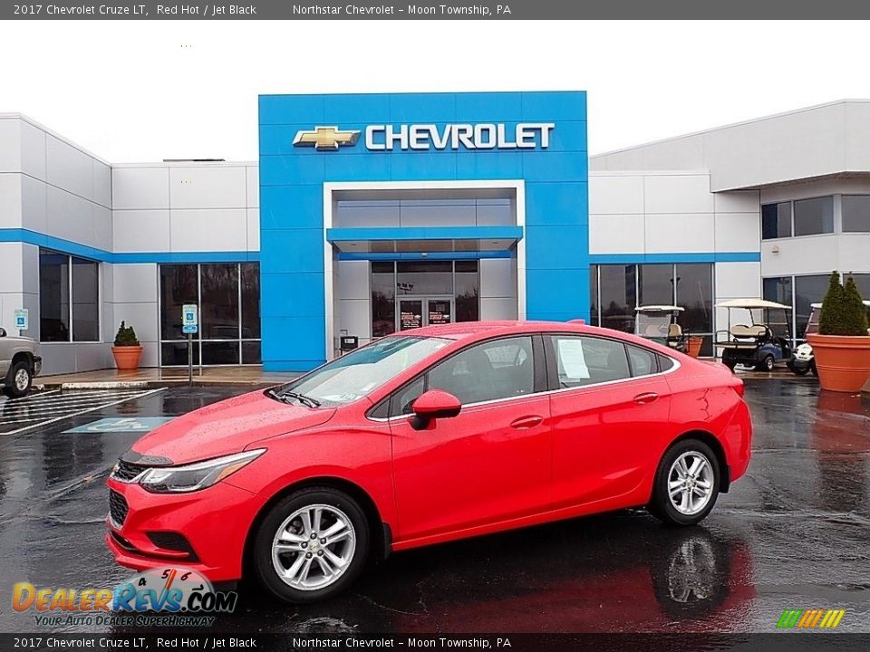 2017 Chevrolet Cruze LT Red Hot / Jet Black Photo #1