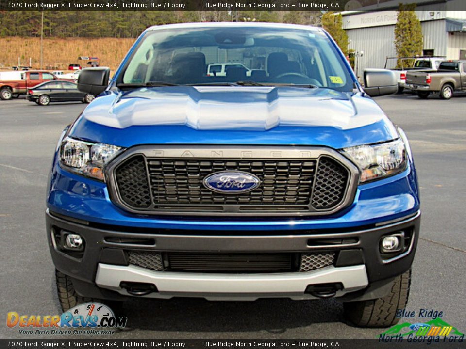 2020 Ford Ranger XLT SuperCrew 4x4 Lightning Blue / Ebony Photo #8