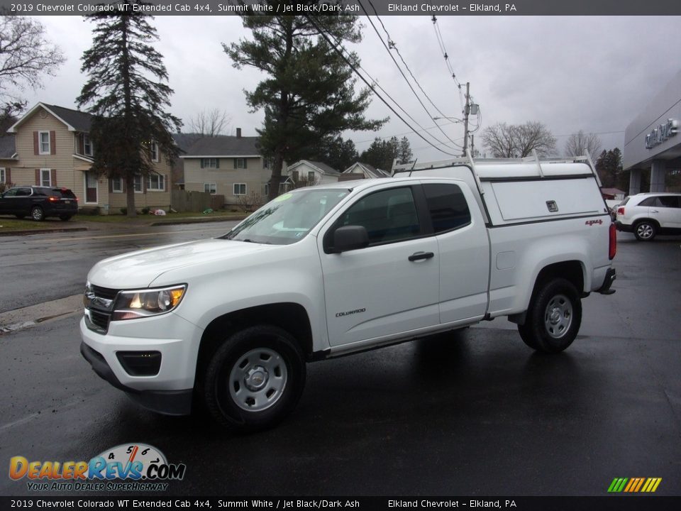 2019 Chevrolet Colorado WT Extended Cab 4x4 Summit White / Jet Black/Dark Ash Photo #7