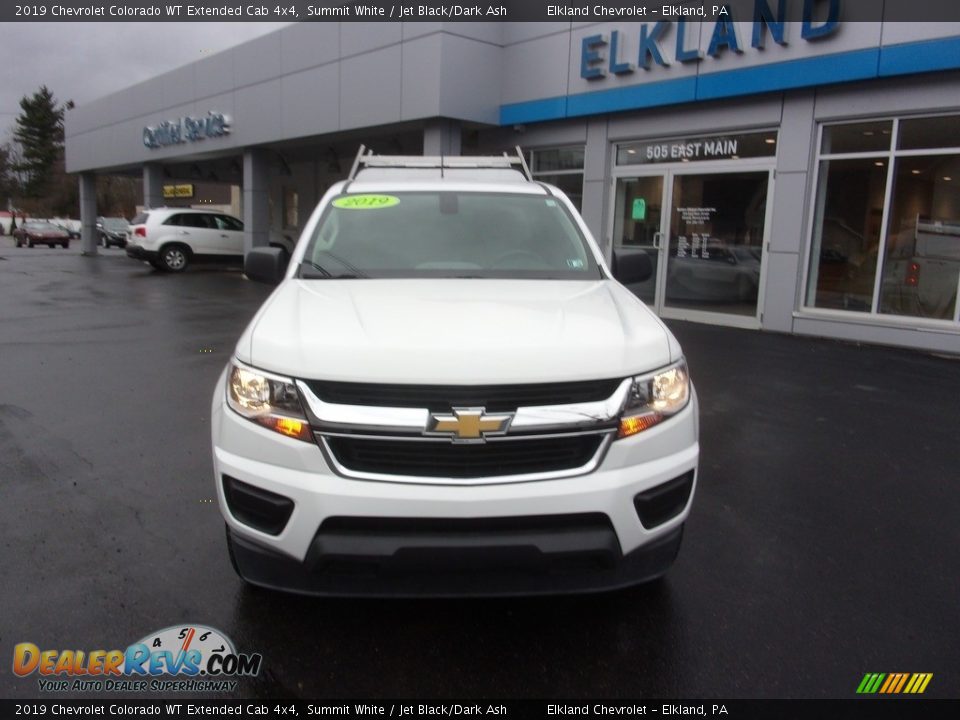 2019 Chevrolet Colorado WT Extended Cab 4x4 Summit White / Jet Black/Dark Ash Photo #8