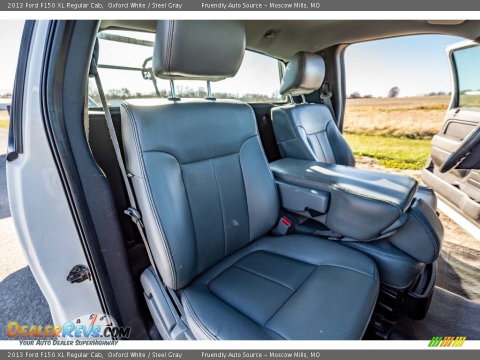 2013 Ford F150 XL Regular Cab Oxford White / Steel Gray Photo #26