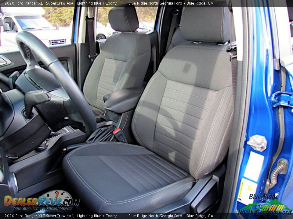 2020 Ford Ranger XLT SuperCrew 4x4 Lightning Blue / Ebony Photo #11