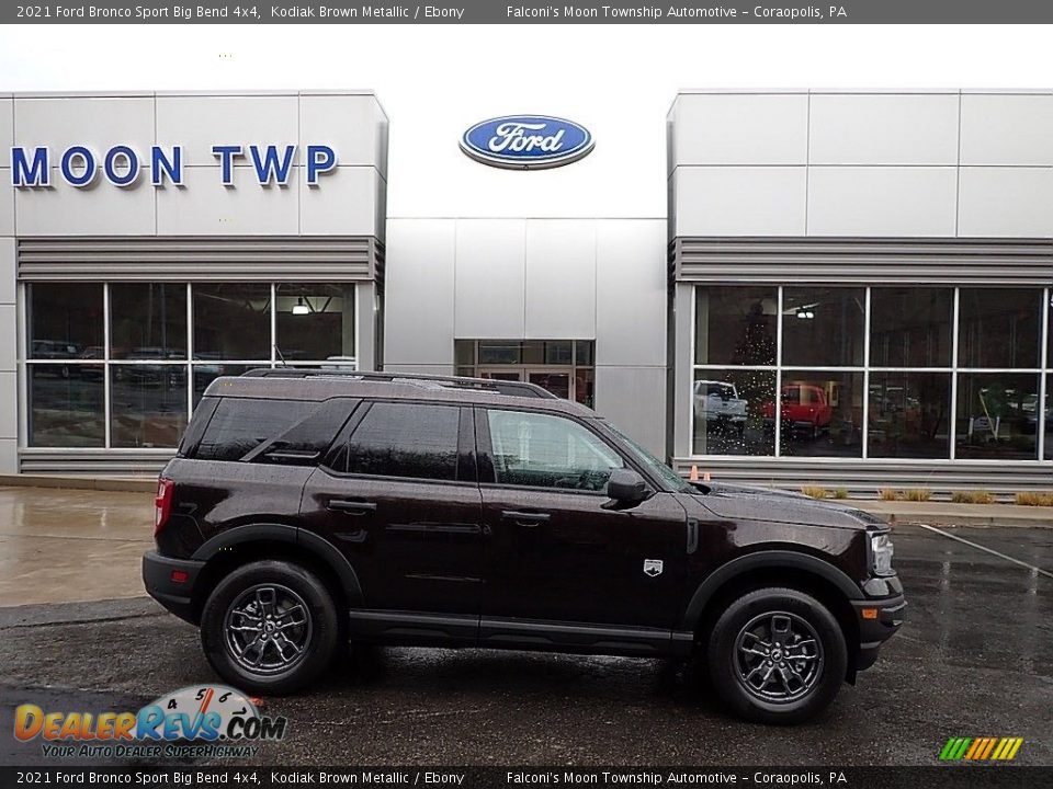 2021 Ford Bronco Sport Big Bend 4x4 Kodiak Brown Metallic / Ebony Photo #1