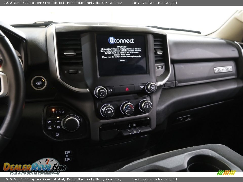 2020 Ram 1500 Big Horn Crew Cab 4x4 Patriot Blue Pearl / Black/Diesel Gray Photo #9