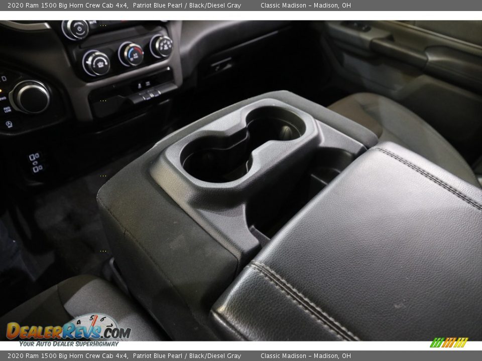 2020 Ram 1500 Big Horn Crew Cab 4x4 Patriot Blue Pearl / Black/Diesel Gray Photo #14