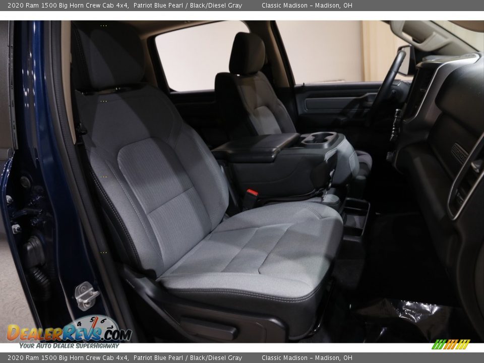 2020 Ram 1500 Big Horn Crew Cab 4x4 Patriot Blue Pearl / Black/Diesel Gray Photo #15