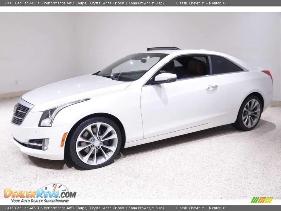 Front 3/4 View of 2015 Cadillac ATS 3.6 Performance AWD Coupe Photo #3