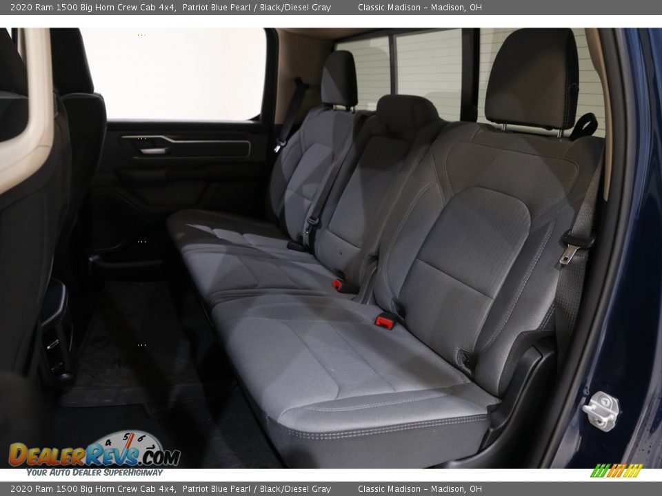 2020 Ram 1500 Big Horn Crew Cab 4x4 Patriot Blue Pearl / Black/Diesel Gray Photo #17