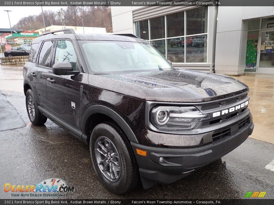 Front 3/4 View of 2021 Ford Bronco Sport Big Bend 4x4 Photo #9