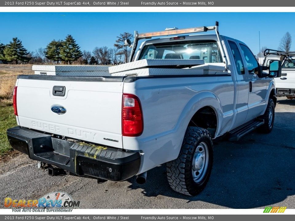 2013 Ford F250 Super Duty XLT SuperCab 4x4 Oxford White / Steel Photo #4