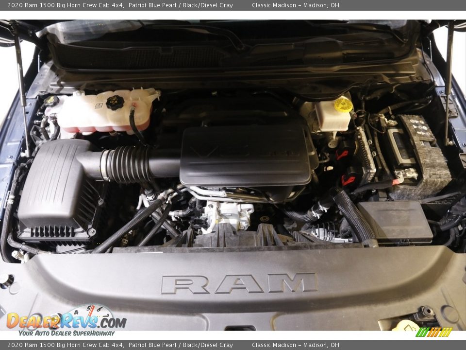 2020 Ram 1500 Big Horn Crew Cab 4x4 Patriot Blue Pearl / Black/Diesel Gray Photo #19