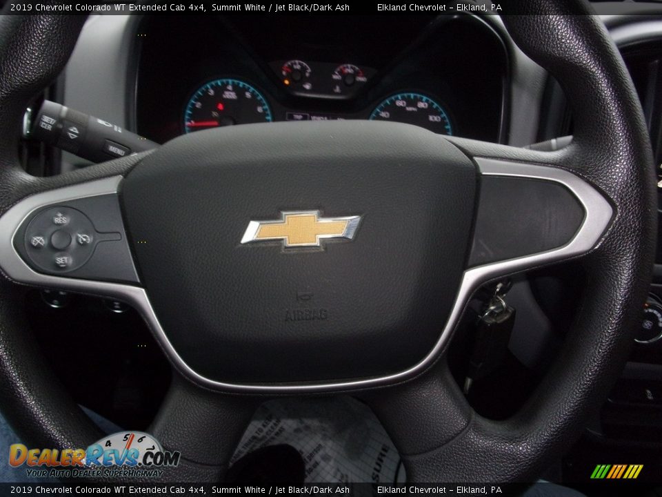 2019 Chevrolet Colorado WT Extended Cab 4x4 Summit White / Jet Black/Dark Ash Photo #22