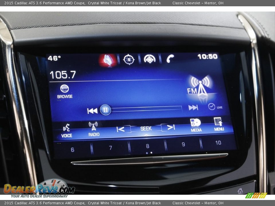 Controls of 2015 Cadillac ATS 3.6 Performance AWD Coupe Photo #10