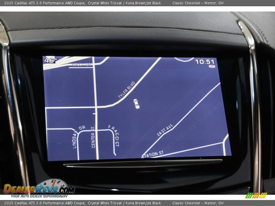 Navigation of 2015 Cadillac ATS 3.6 Performance AWD Coupe Photo #11