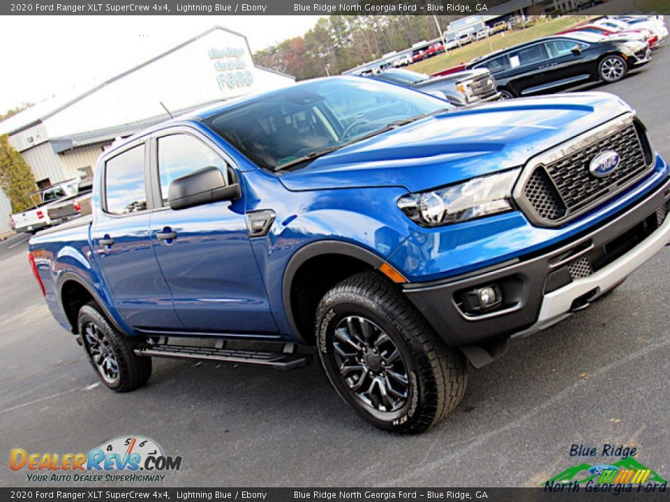 2020 Ford Ranger XLT SuperCrew 4x4 Lightning Blue / Ebony Photo #28