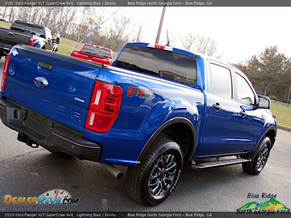 2020 Ford Ranger XLT SuperCrew 4x4 Lightning Blue / Ebony Photo #29