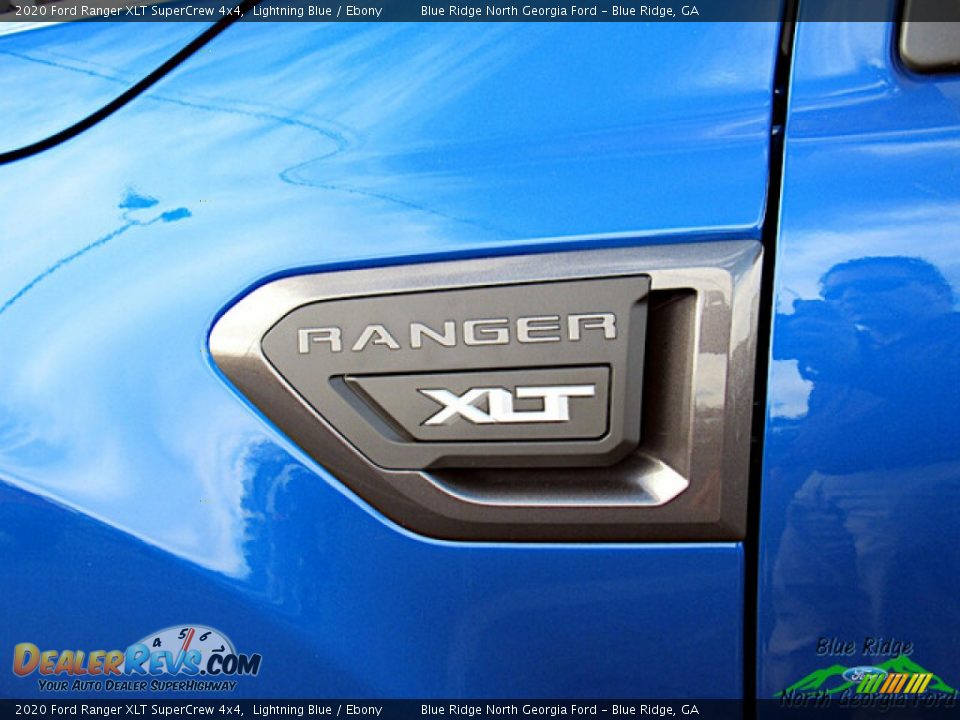 2020 Ford Ranger XLT SuperCrew 4x4 Lightning Blue / Ebony Photo #31