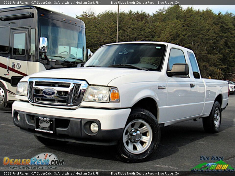 2011 Ford Ranger XLT SuperCab Oxford White / Medium Dark Flint Photo #1