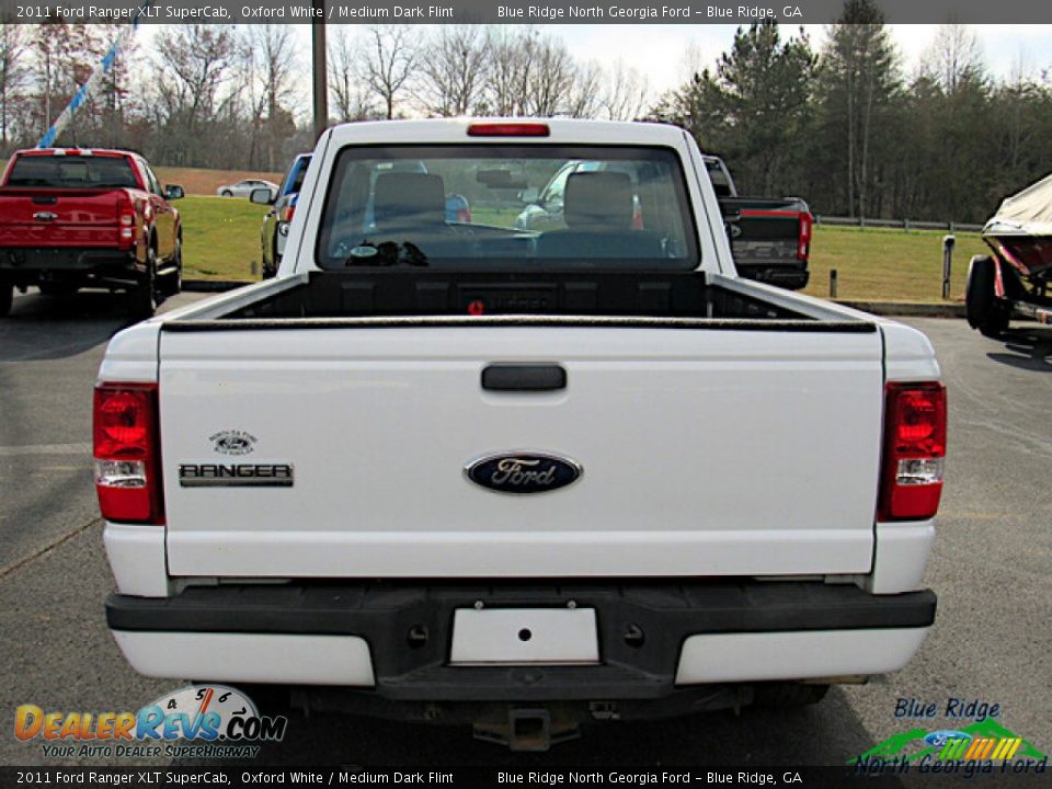 2011 Ford Ranger XLT SuperCab Oxford White / Medium Dark Flint Photo #4