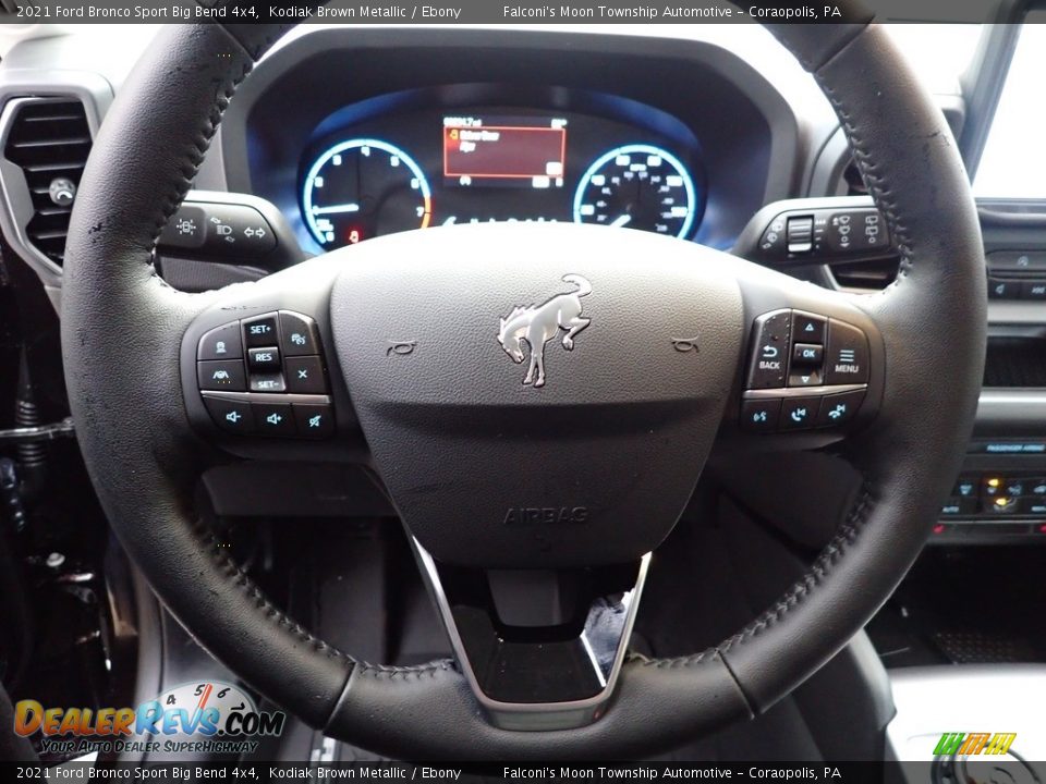 2021 Ford Bronco Sport Big Bend 4x4 Steering Wheel Photo #24