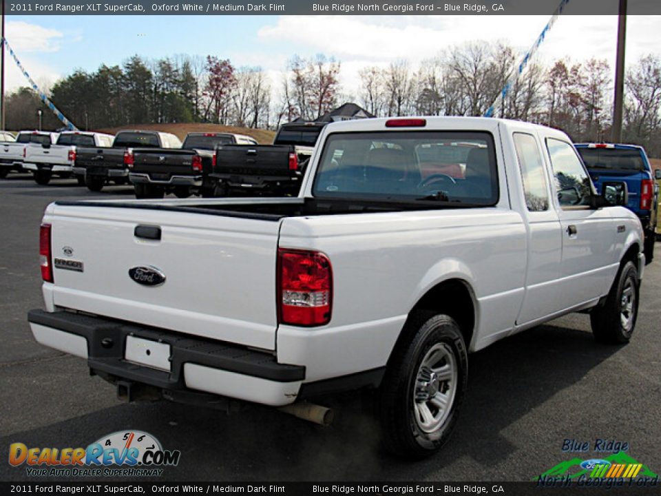 2011 Ford Ranger XLT SuperCab Oxford White / Medium Dark Flint Photo #5