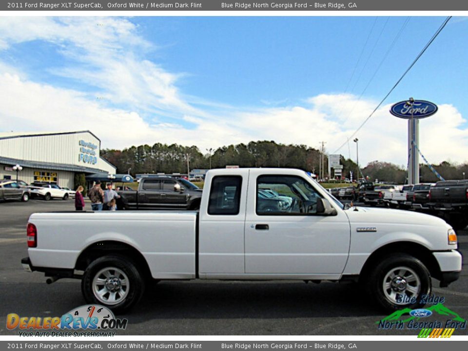 2011 Ford Ranger XLT SuperCab Oxford White / Medium Dark Flint Photo #6
