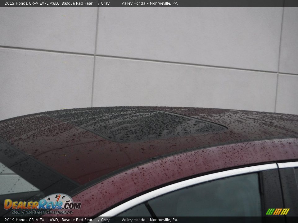 2019 Honda CR-V EX-L AWD Basque Red Pearl II / Gray Photo #4