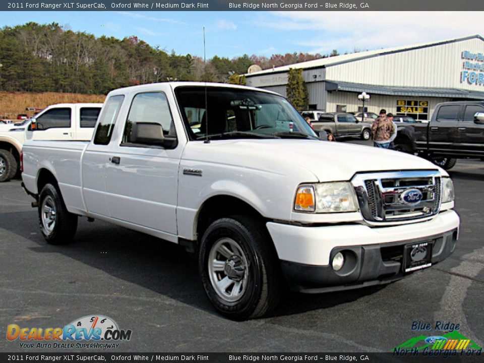 2011 Ford Ranger XLT SuperCab Oxford White / Medium Dark Flint Photo #7