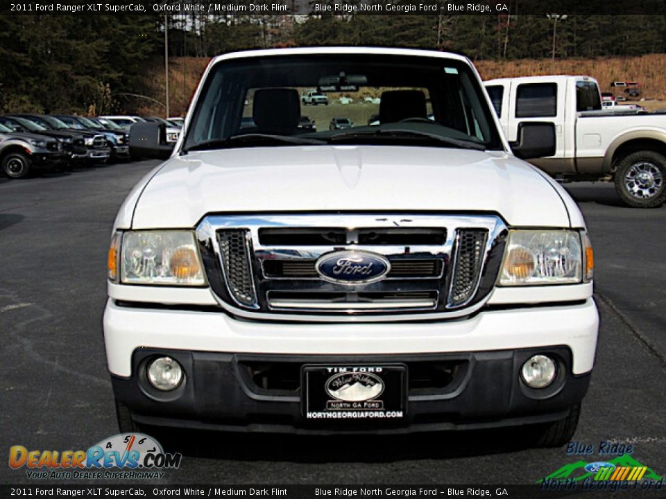 2011 Ford Ranger XLT SuperCab Oxford White / Medium Dark Flint Photo #8