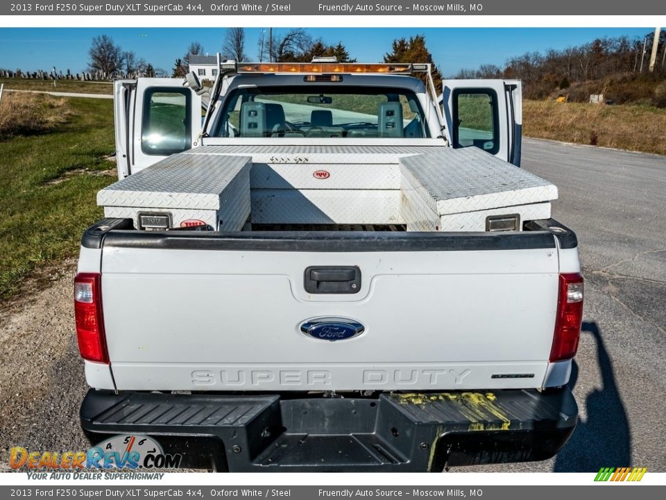 2013 Ford F250 Super Duty XLT SuperCab 4x4 Oxford White / Steel Photo #23