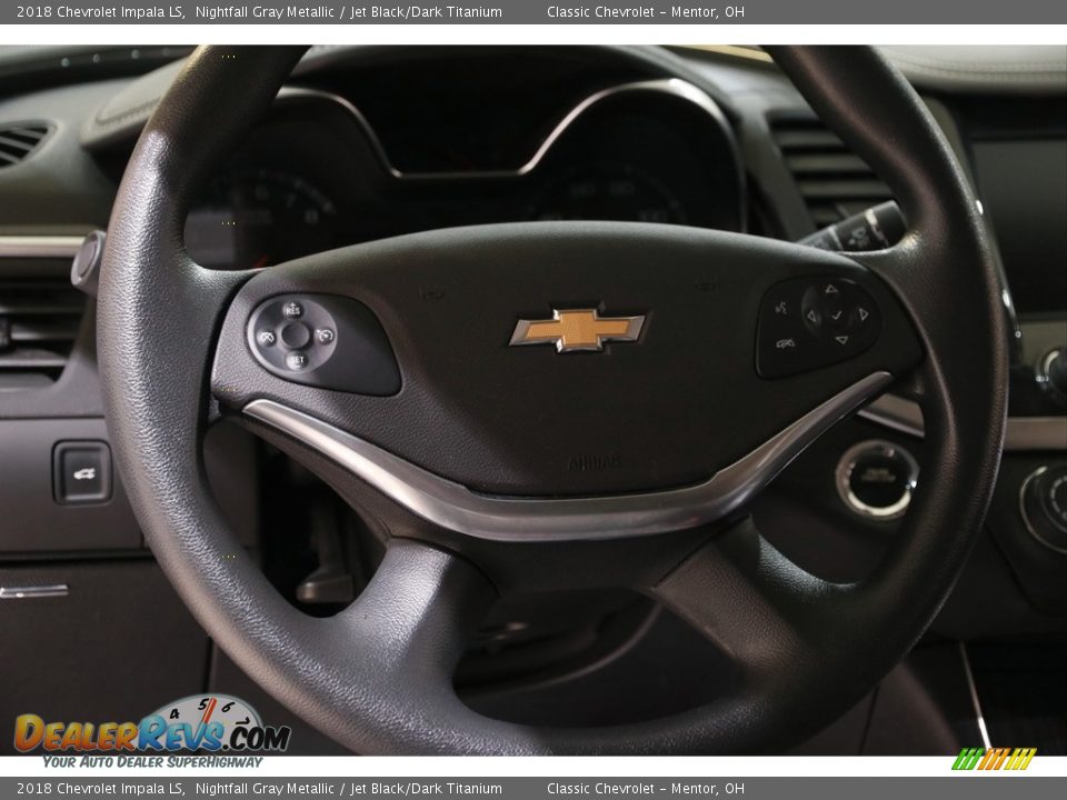 2018 Chevrolet Impala LS Nightfall Gray Metallic / Jet Black/Dark Titanium Photo #7