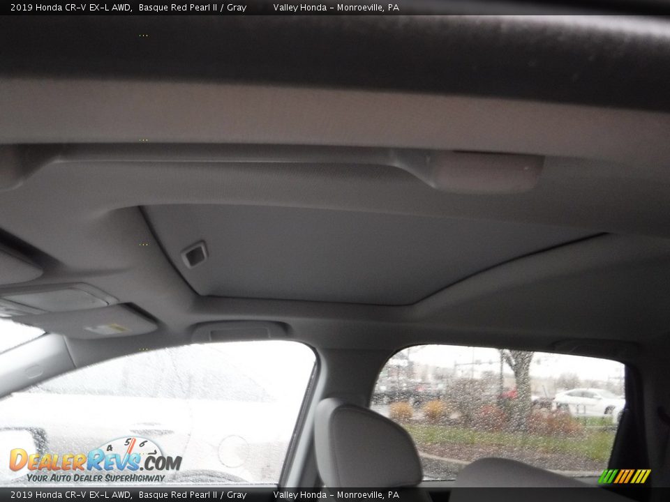 2019 Honda CR-V EX-L AWD Basque Red Pearl II / Gray Photo #11