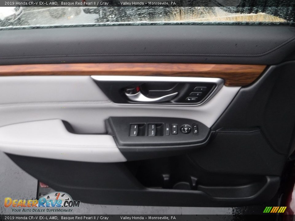 2019 Honda CR-V EX-L AWD Basque Red Pearl II / Gray Photo #12