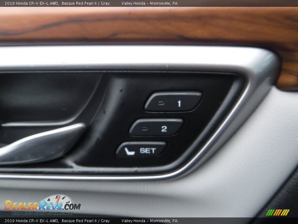 2019 Honda CR-V EX-L AWD Basque Red Pearl II / Gray Photo #13