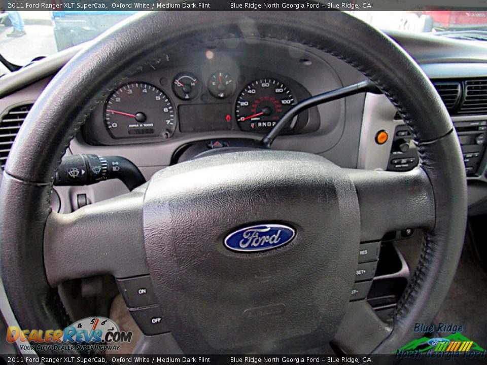 2011 Ford Ranger XLT SuperCab Oxford White / Medium Dark Flint Photo #18