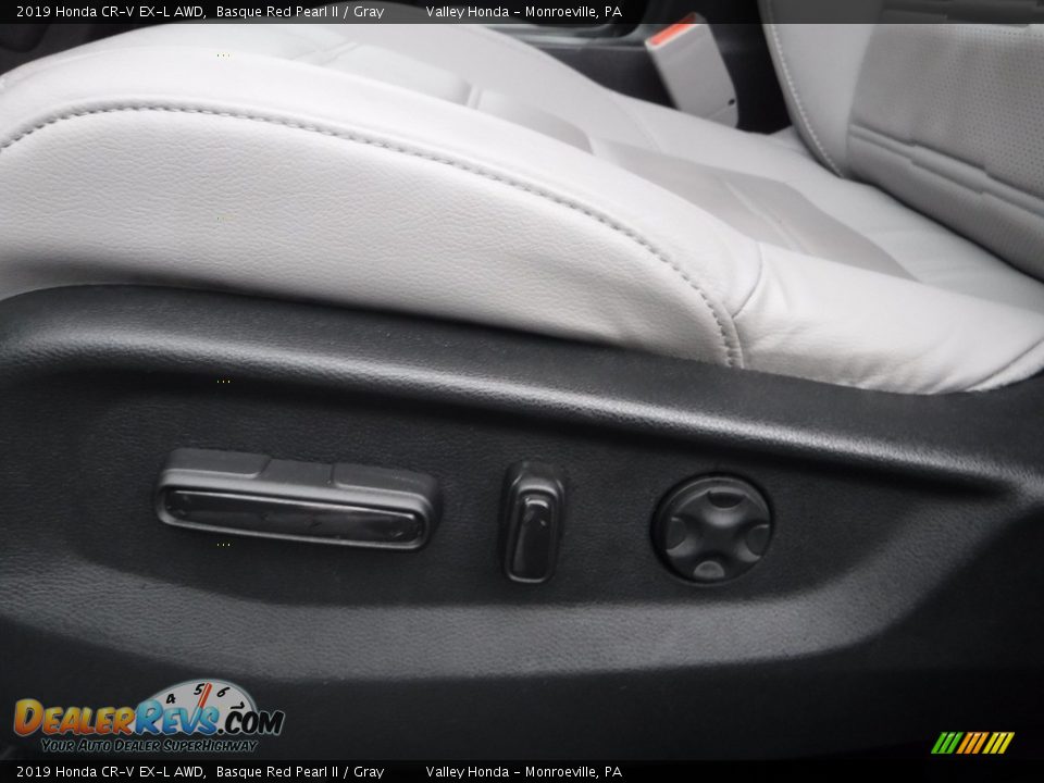 2019 Honda CR-V EX-L AWD Basque Red Pearl II / Gray Photo #16