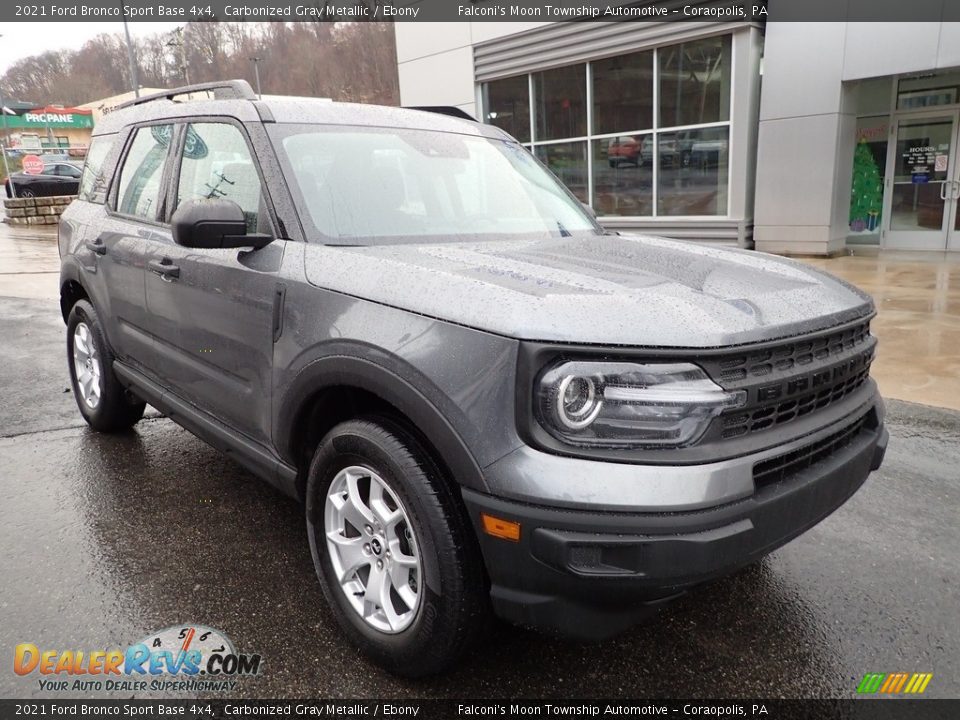 2021 Ford Bronco Sport Base 4x4 Carbonized Gray Metallic / Ebony Photo #9