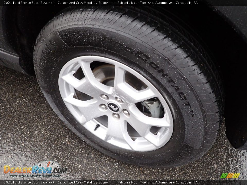 2021 Ford Bronco Sport Base 4x4 Carbonized Gray Metallic / Ebony Photo #10