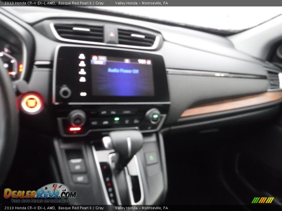2019 Honda CR-V EX-L AWD Basque Red Pearl II / Gray Photo #18