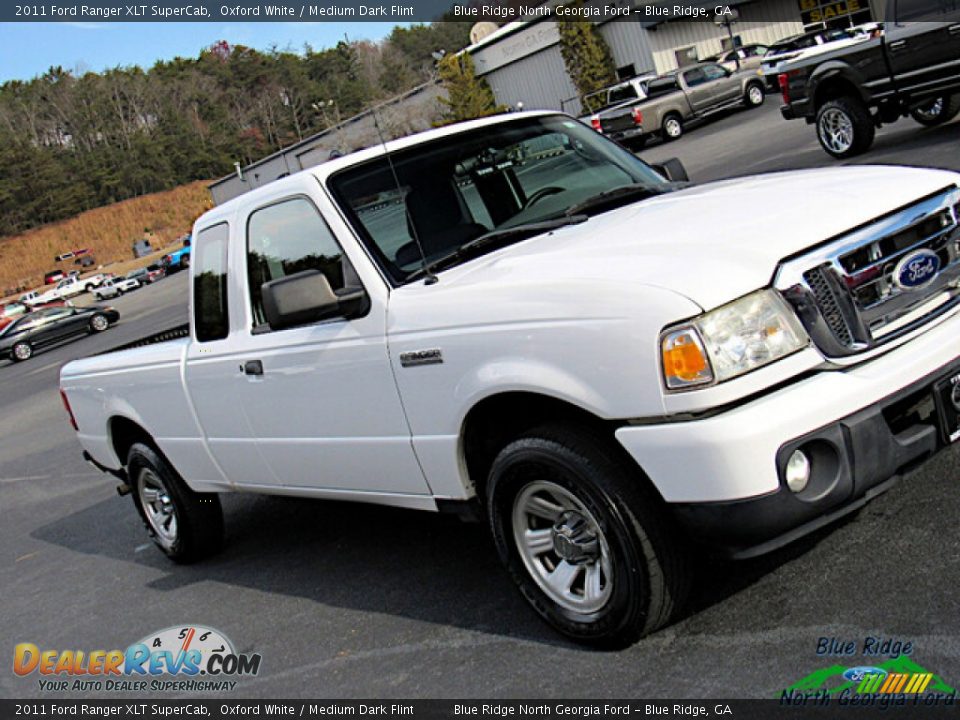 2011 Ford Ranger XLT SuperCab Oxford White / Medium Dark Flint Photo #22