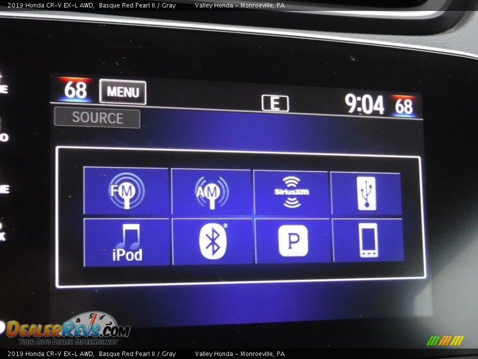 2019 Honda CR-V EX-L AWD Basque Red Pearl II / Gray Photo #19