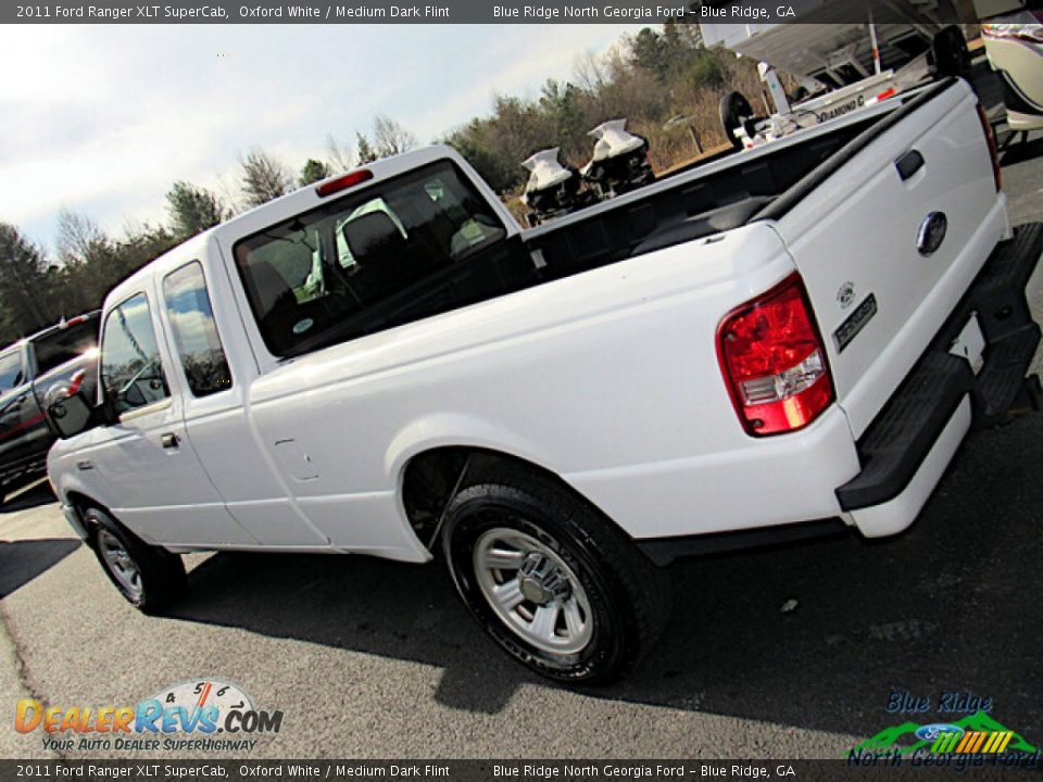 2011 Ford Ranger XLT SuperCab Oxford White / Medium Dark Flint Photo #24