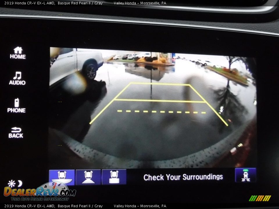 2019 Honda CR-V EX-L AWD Basque Red Pearl II / Gray Photo #21