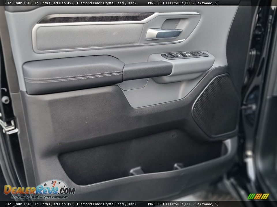 2022 Ram 1500 Big Horn Quad Cab 4x4 Diamond Black Crystal Pearl / Black Photo #15