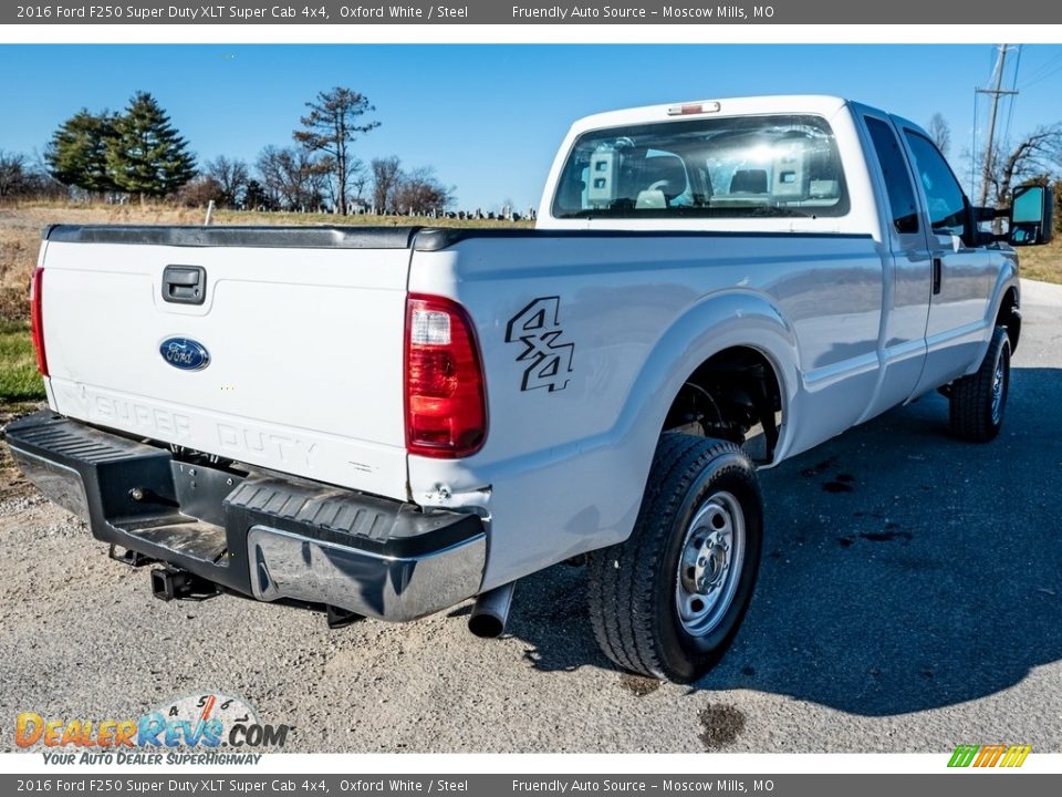 2016 Ford F250 Super Duty XLT Super Cab 4x4 Oxford White / Steel Photo #4