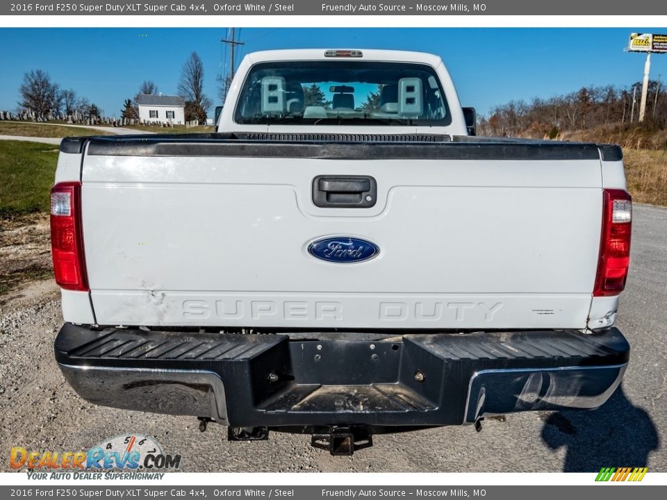 2016 Ford F250 Super Duty XLT Super Cab 4x4 Oxford White / Steel Photo #5