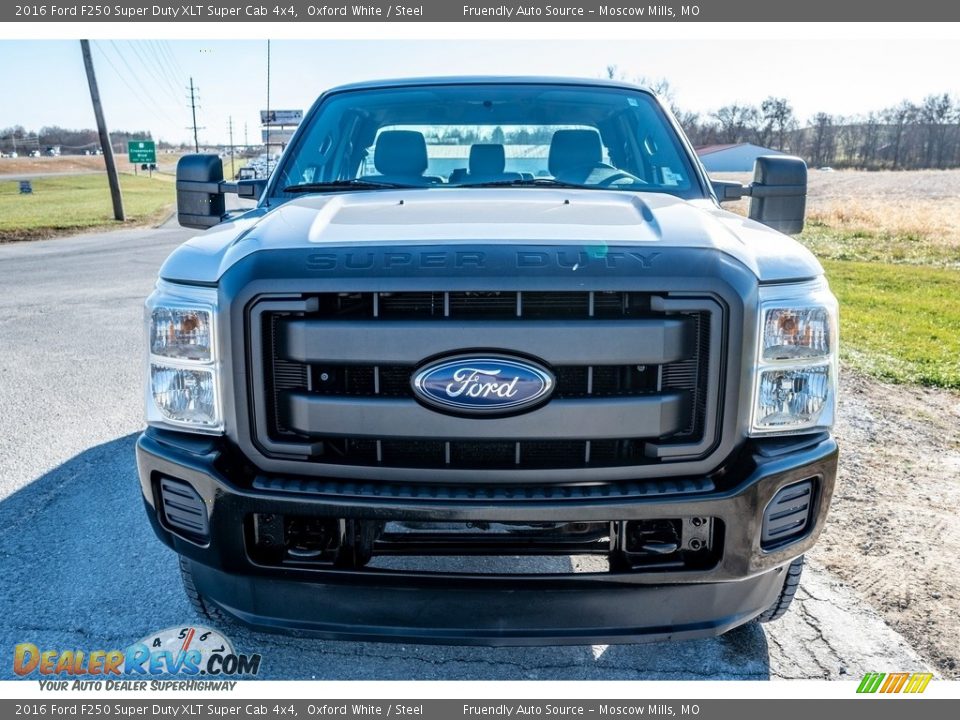 2016 Ford F250 Super Duty XLT Super Cab 4x4 Oxford White / Steel Photo #9