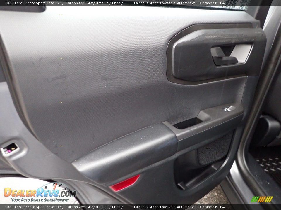 2021 Ford Bronco Sport Base 4x4 Carbonized Gray Metallic / Ebony Photo #21