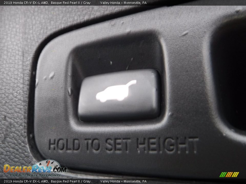 2019 Honda CR-V EX-L AWD Basque Red Pearl II / Gray Photo #28